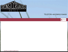 Tablet Screenshot of hotel-kuenstlerhaus.de